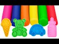 Best Learning Shapes Colors With Play Doh Molds Preschool Learning Video For Kids Toddler