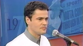 Donny Osmond Booed While Singing The National Anthem?