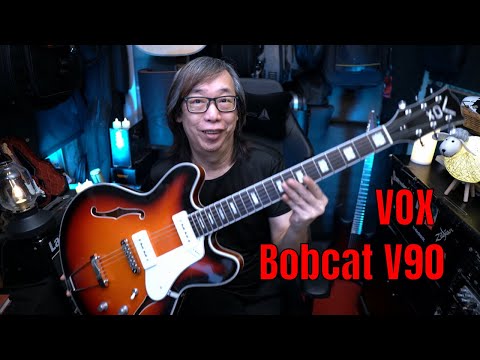Vox Bobcat V90 Electric Guitar, Sunburst (2020) image 10