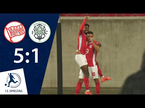 OFC setzt sich von Homburg ab | Kickers Offenbach - FC 08 Homburg | 12. Spieltag RLSW