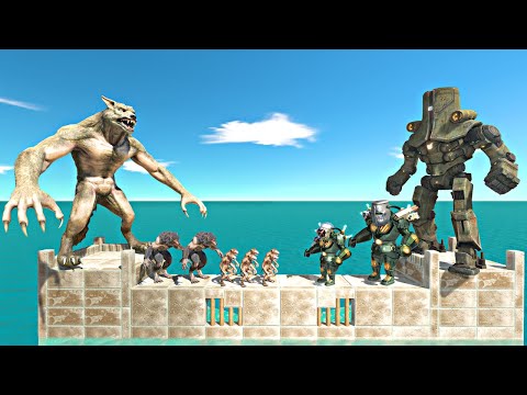 Cherno Alpha Castle Challenge | Werewolf Family vs Cherno Alpha Evolution - ARBS