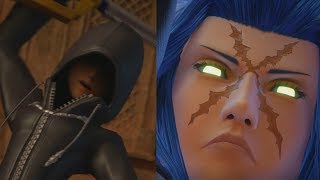 Kingdom Hearts III-Boss Battle: Sora & Kairi & Lea vs Saix :Roxas Return (proud mode/Lv1)