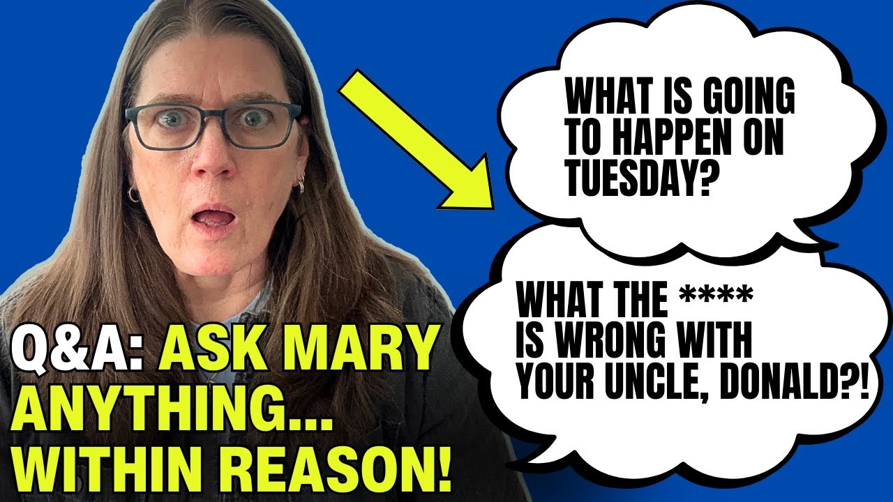 What will happen on ELECTION DAY?!? | LIVE Q&A: Mary Trump ANSWERS ALL...within Reason