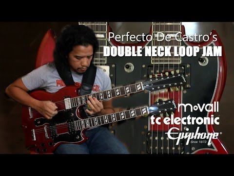 Epiphone G-1275 Double Neck mid-2000s Cherry image 7