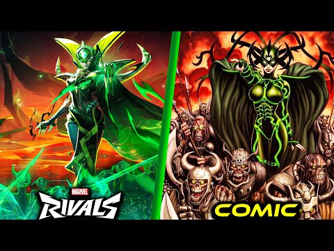 ALL MARVEL RIVALS Heroes vs MARVEL COMICS (side by side) Comparison