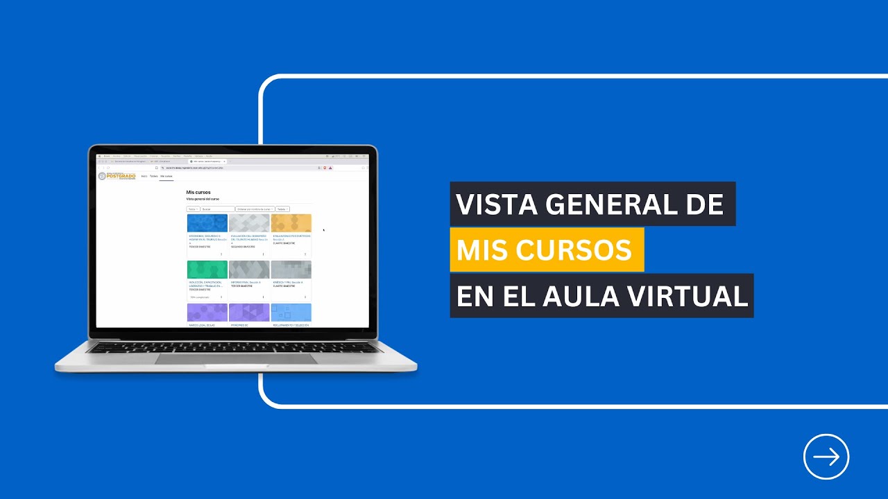 Vista general de cursos