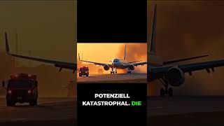 Brennendes Flugzeug kehrt nach Start um!
