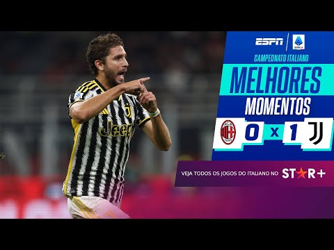 Gols e lances de Milan x Juventus