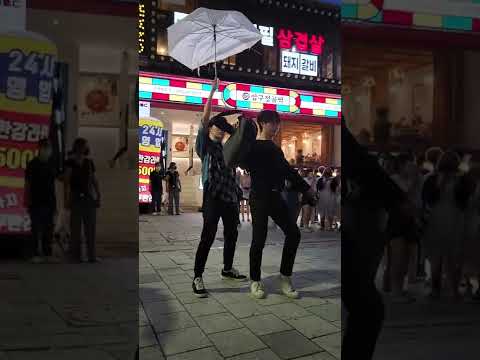 홍대버스킹 220807 강신화, 이찬욱 - 으르렁(Growl) (EXO Dance cover)