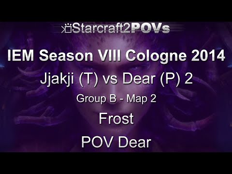 SC2 HotS - IEM VIII Cologne 2014 - Jjakji vs Dear 2 - Group B - Map 2 - Frost - Dear