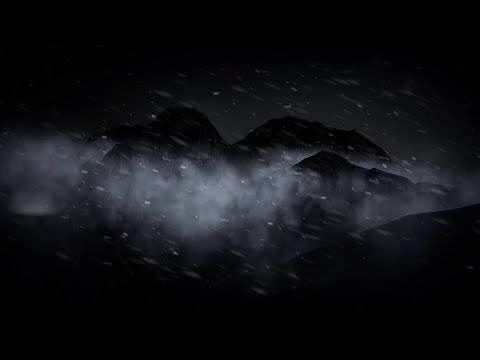 Schneesturmgeräusche in den italienischen Alpen zum Schlafen - White Noise