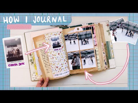 junk journal with me  process video ideas tips