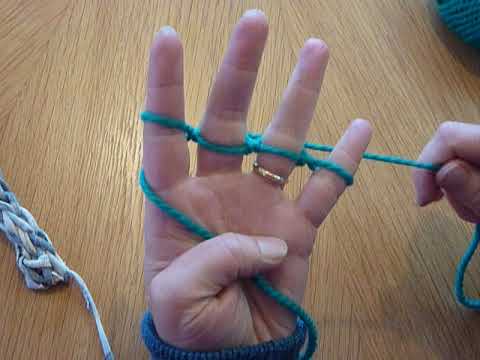 Strick-Schule: Fingerstricken für Rechtshänder