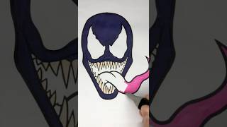 Venom Coloring Page - How to Draw Venom