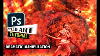 DRAMATIC MOVIE POSTER (SPEED ART)//Photoshop Tutorial