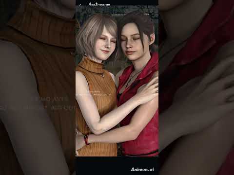 Ashley x Claire Yuri kiss