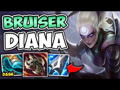 THIS BRUISER DIANA BUILD DOES MASSIVE AOE DAMAGE! (NEW META?) - League of Legends