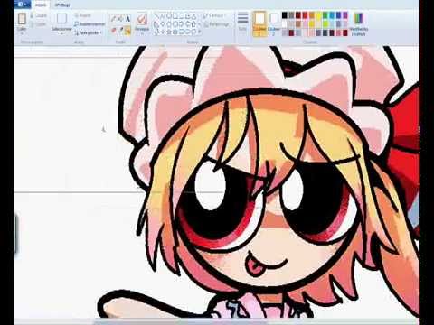 MS PAINT- Puffed Remilia and Flandre Scarlet