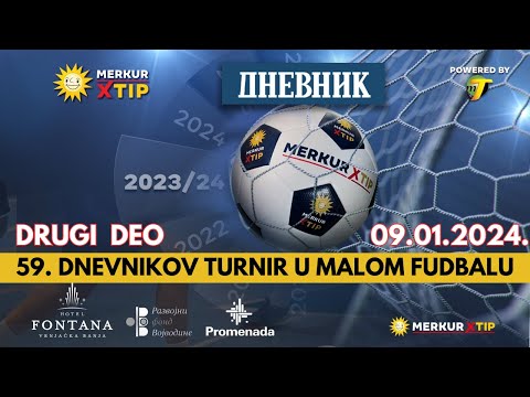 59. Dnevnikov turnir - utorak 09.01.2024, DRUGI DEO (Seniori)