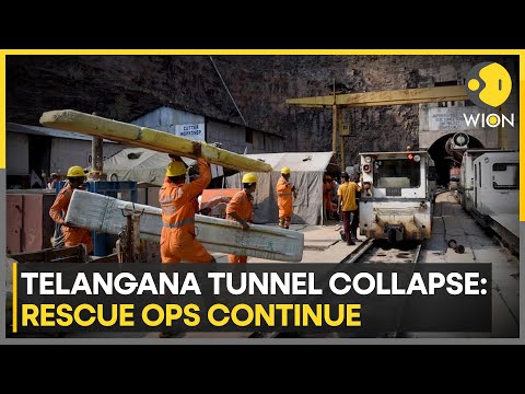 Telangana Tunnel Collapse: 8 Workers Still Trapped, Rescue Ops Continue | World News | WION