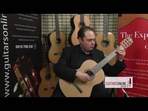 Alhambra Guitar, Model Natural- Ejecicio-Interpreted Giuseppe Zangari