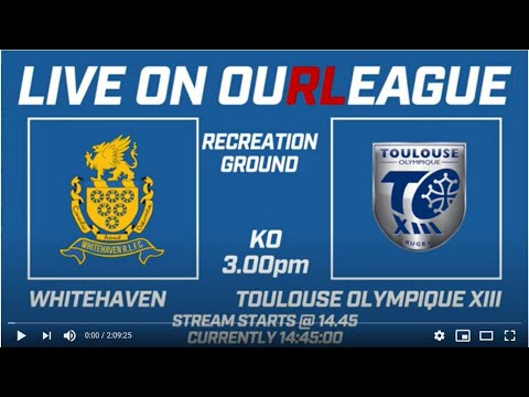 Whitehaven RLFC v TO XIII - Le match en intégralité - 16.05.2021