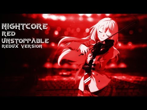 Red - Unstoppable (Redux Version) [Nightcore/Lyrics]