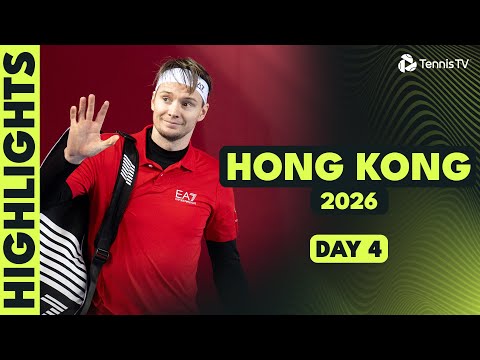 Bublik Headlines; Sonego vs Shang; Khachanov & More | Hong Kong 2026 Day 4 Highlights