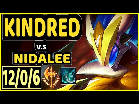 KIREI (KINDRED) vs NIDALEE - 12/0/6 KDA JUNGLE CHALLENGER GAMEPLAY - EUW