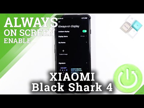 How to Customize Always On Display on XIAOMI Black Shark 4 – Set Up Always On Display