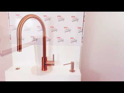 Franke Eos Neo Pull-Out Spray + Dozownik Atlas stal szlachetna Miedziana 112.0625.486 + 115.0628.254