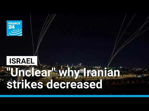 Iranian strikes on Israel decrease, although cause remains "unclear" • FRANCE 24 English