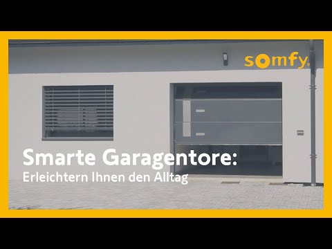 Smarte Garagentore erleichtern Ihnen den Alltag | Somfy Smart Home