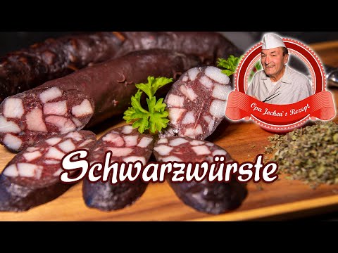 Schwarzwürste selber machen - Opa Jochens Rezept