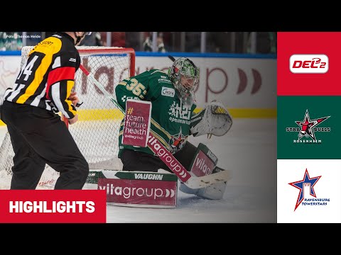 DEL2: Starbulls Rosenheim vs. Ravensburg Towerstars | Highlights