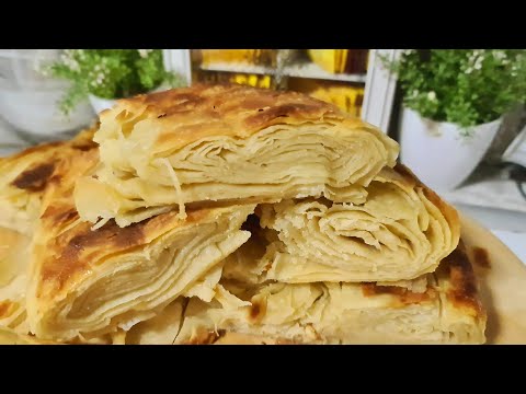 BRZA LISNATA  POGACA SA  PRASKOM ZA PECIVO//Bez cekanja stari provjereni recept #živinice #bosna