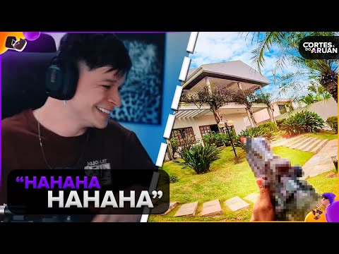 ARUAN REACTS: FIRST HIDE AND SEEK WITH AIRSOFT IN THE NEW HOUSE (RENATO GARCIA) - Cortes do Aruan