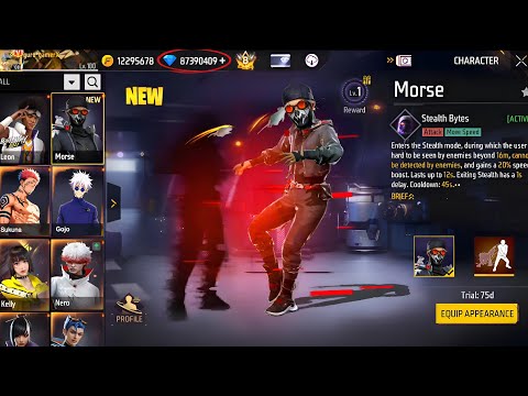 FREE MORSE CHARACTER 😱 OB 52 NEW ADVANCE SERVER FF 🤯JUJUTSU KAISEN EVENT 😍 FREE DIAMONDS FREE FIRE 🔥