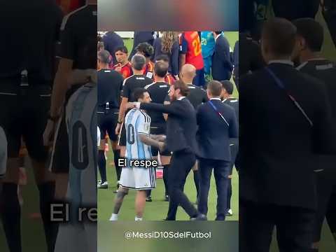 🤝 Sergio Ramos fue directo a saludar a Messi tras la final 🐐