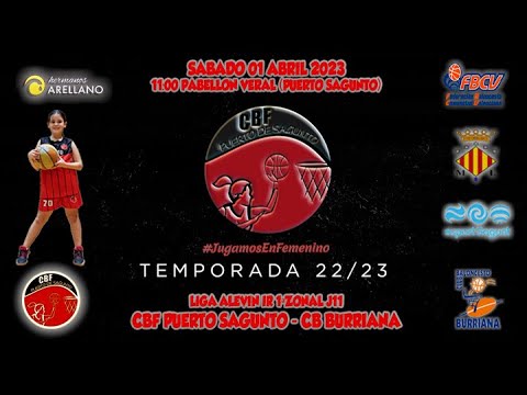 Videohighlights Alevín Hermanos Arellano CBF Puerto Sagunto - Cb Burriana (J11 LIGA 22-23)