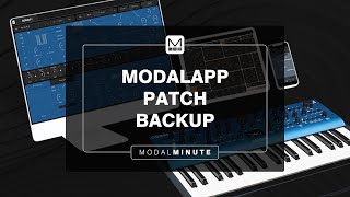 Video thumbnail for Modal Minute #30 – Modalapp Patch Backup by Modal Electronics