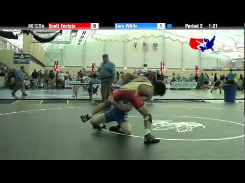 University Nat`ls FS 60 KG / 132.25 lbs: Scott Festejo vs. Sam White