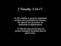 2 Timothy 3:16-17 Song (KJV Bible Memorization)