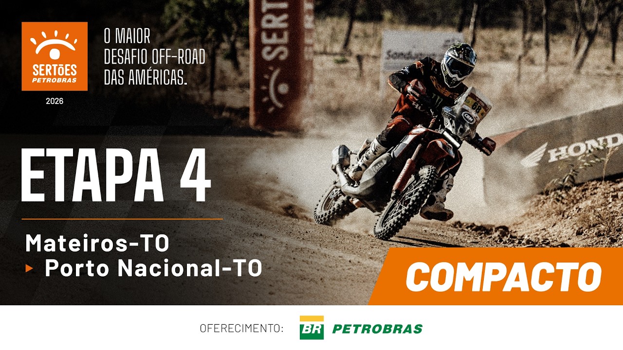 COMPACTO QUARTA ETAPA DO SERTÕES PETROBRAS - MATEIROS - PORTO NACIONAL