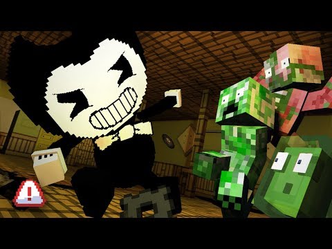 Monster School : BENDY AND THE INK MACHINE - Minecraft Animation
