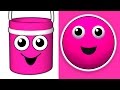 The Paint Is Pink 3D Kids Nursery Song Teach Babies Colors Toddler Colour Learning