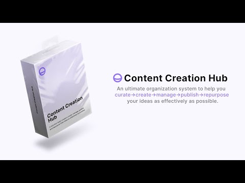 Content Creation Hub