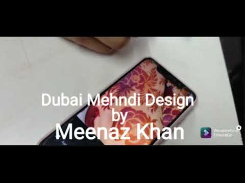 Dubai mehndi design by meenaz | rose | leaf | flower | patti | new dubai design | home science