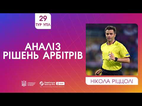 29 ТУР УПЛ. НІКОЛА РІЦЦОЛІ АНАЛІЗУЄ РІШЕННЯ АРБІТРІВ