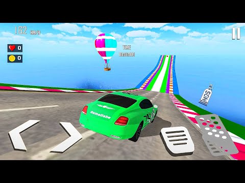 GT Mega Ramp Car Racing 3D - Impossible Car Stunts | Gameplay Android